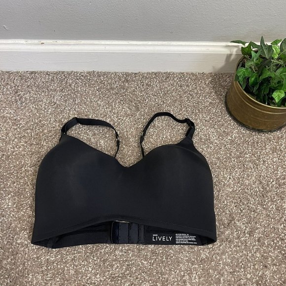Lively Intimates & Sleepwear Lively Bra Size 34 Ddd Black Wireless